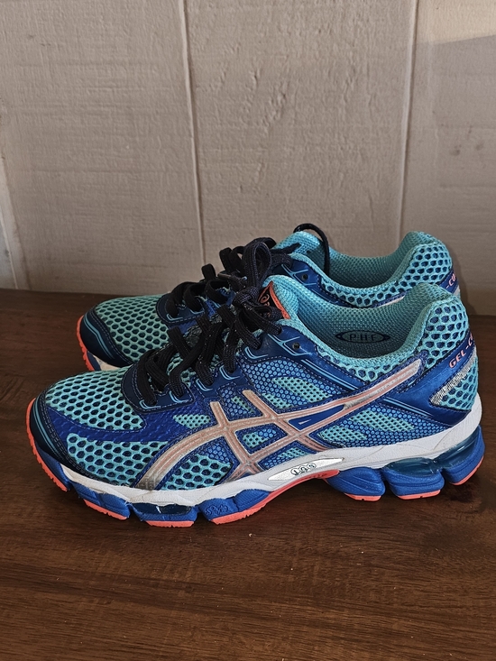 Asics Shoes - ASICS Women's Teal and Blue GEL Cumulus 15 Running Shoes 7.5